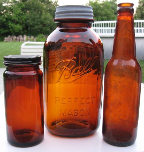 ball_amber_product_jars_2.jpg (500×531) (With images) Ball jars, Jar